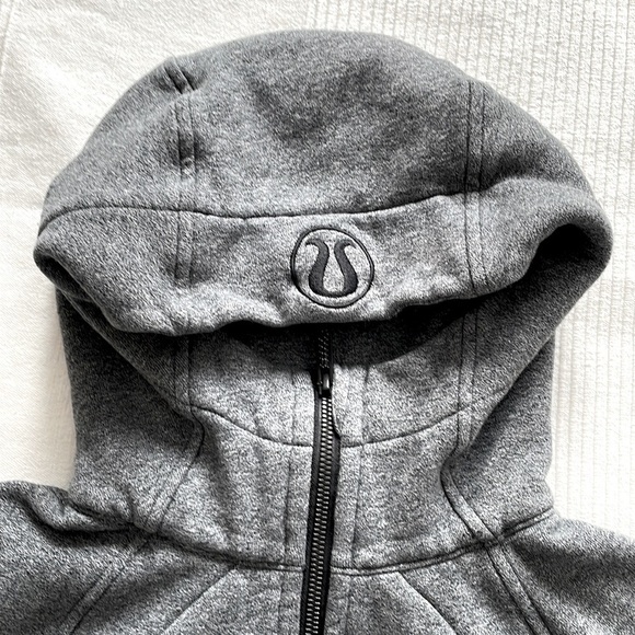 lululemon Gray Scuba Hoodie Size 2 - Picture 2 of 10
